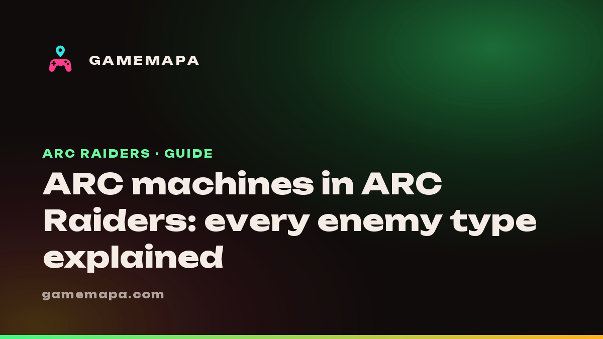 ARC machines in ARC Raiders: every enemy type explained
