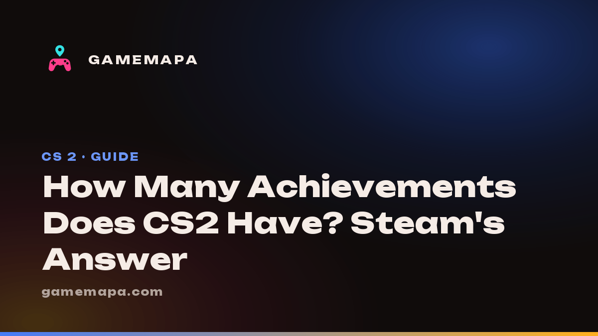 How Many Achievements Does CS2 Have? Steam's Answer