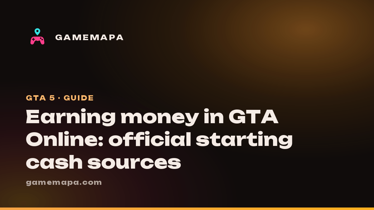 Earning money in GTA Online: official starting cash sources