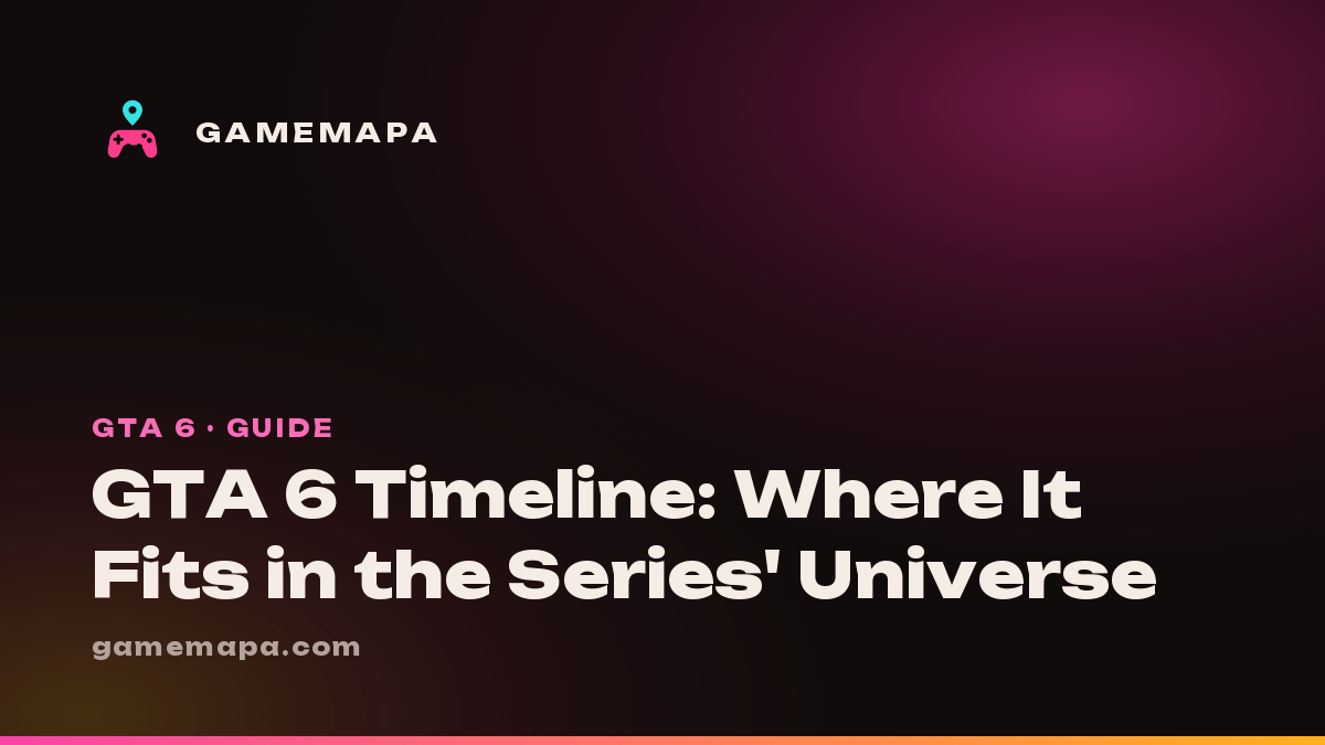 GTA 6 Timeline: Where It Fits in the Series' Universe