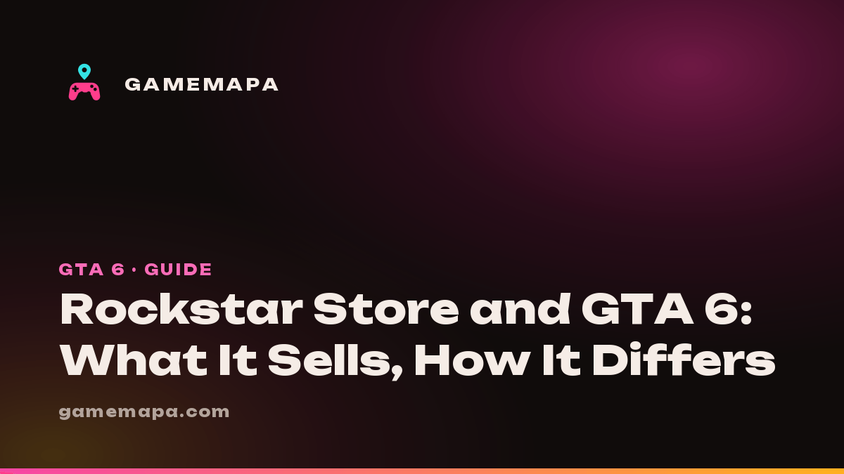 Rockstar Store and GTA 6: What It Sells, How It Differs