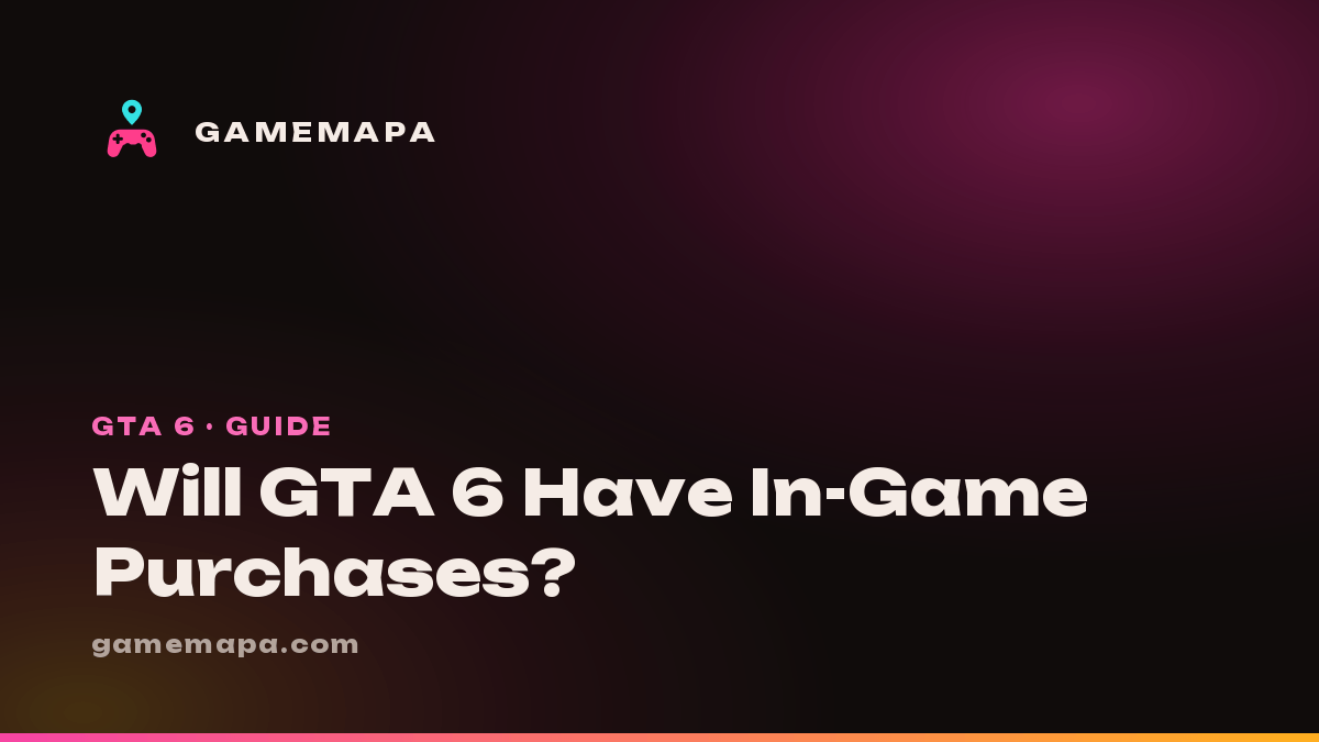 Will GTA 6 Have In-Game Purchases?
