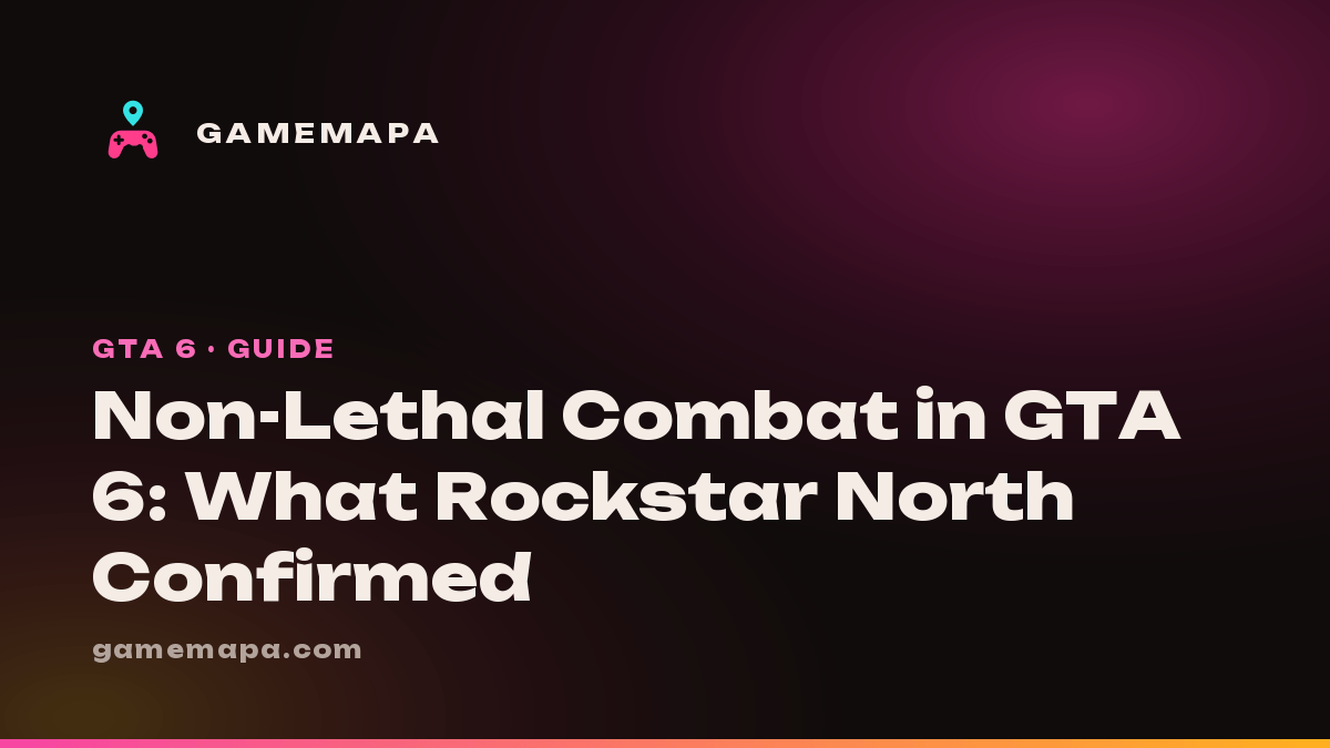 Non-Lethal Combat in GTA 6: What Rockstar North Confirmed