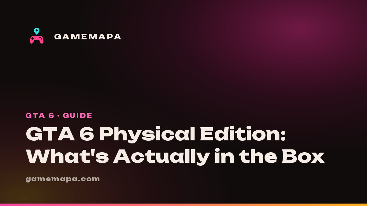 GTA 6 Physical Edition: What's Actually in the Box