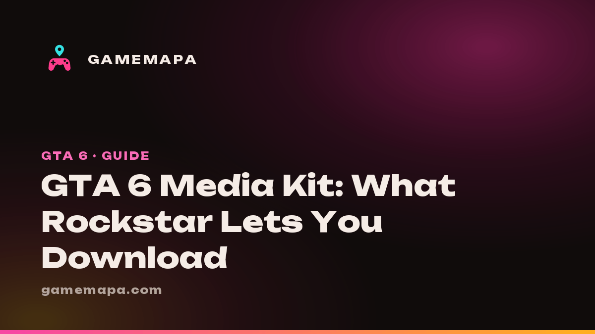 GTA 6 Media Kit: What Rockstar Lets You Download