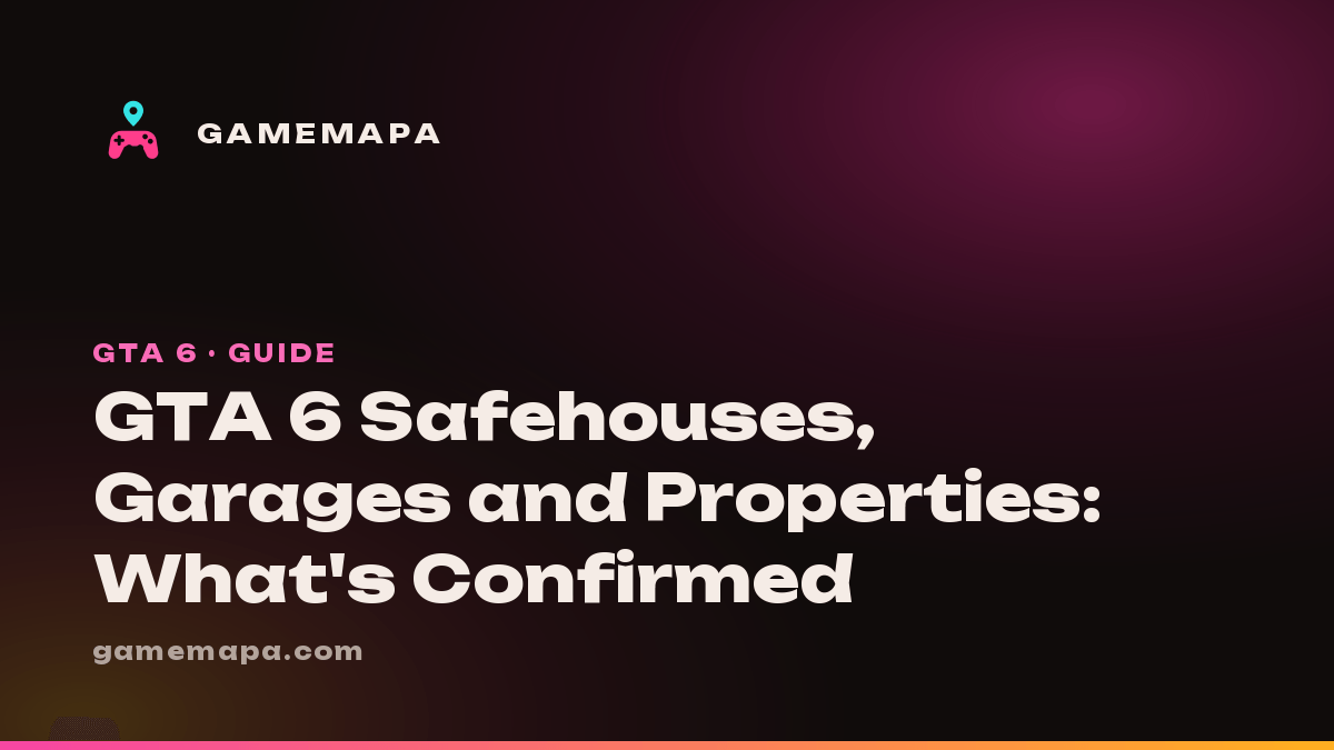 GTA 6 Safehouses, Garages and Properties: What's Confirmed
