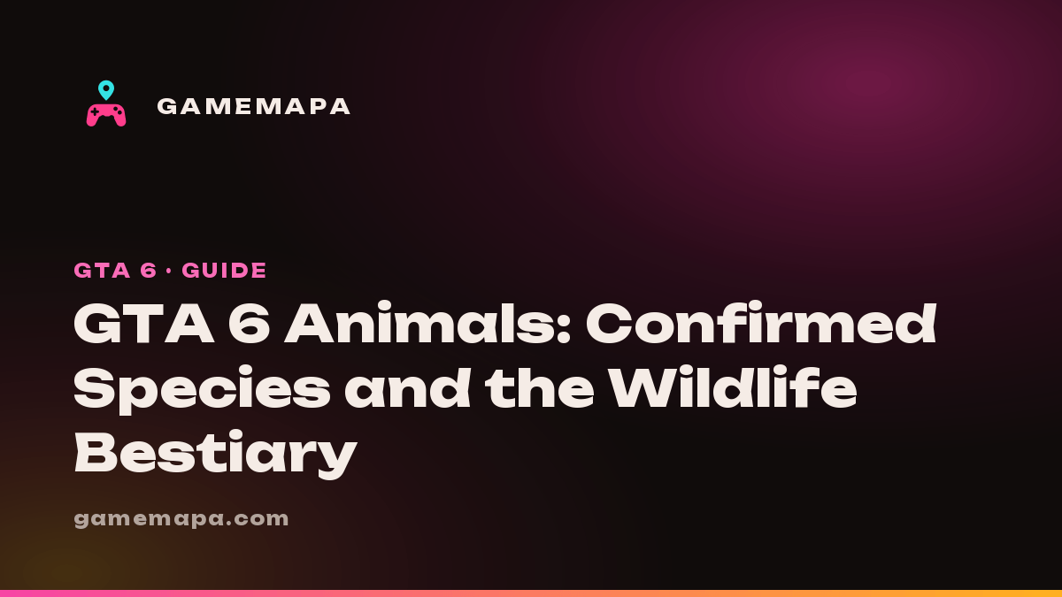 GTA 6 Animals: Confirmed Species and the Wildlife Bestiary