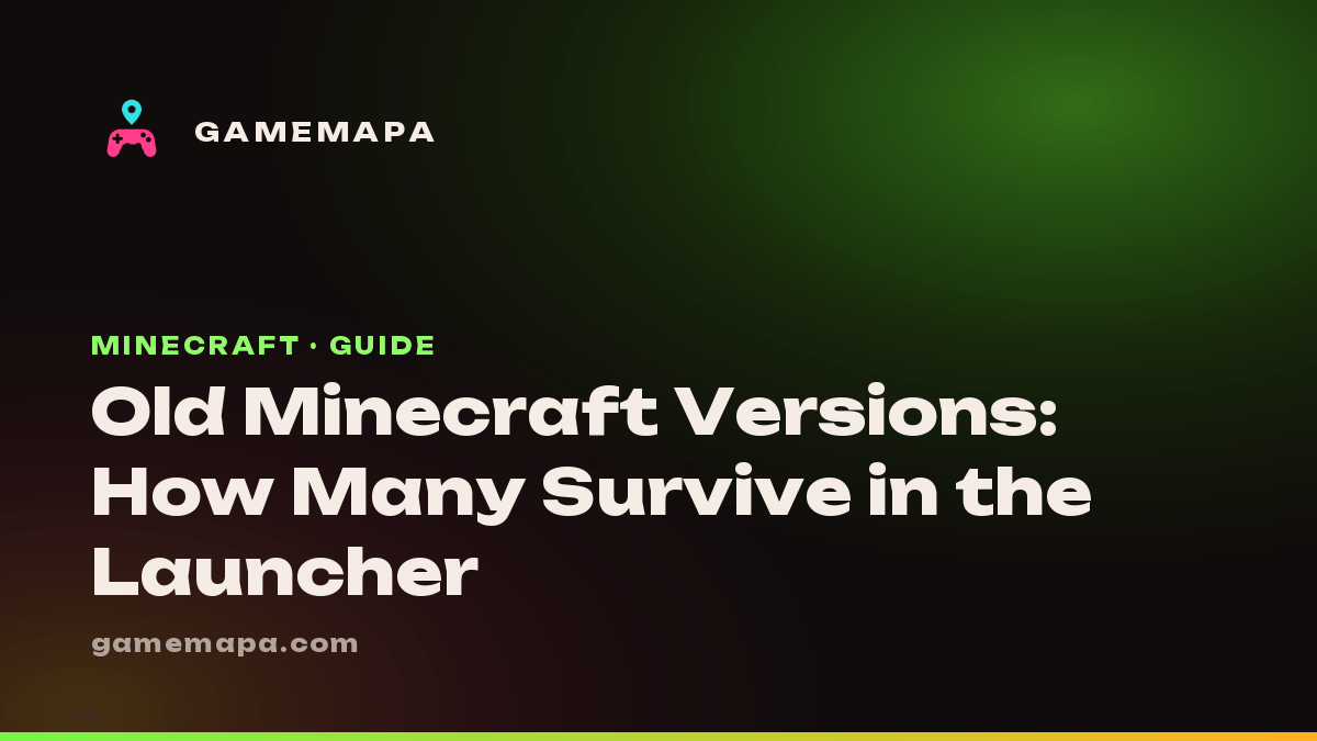 Old Minecraft Versions: How Many Survive in the Launcher