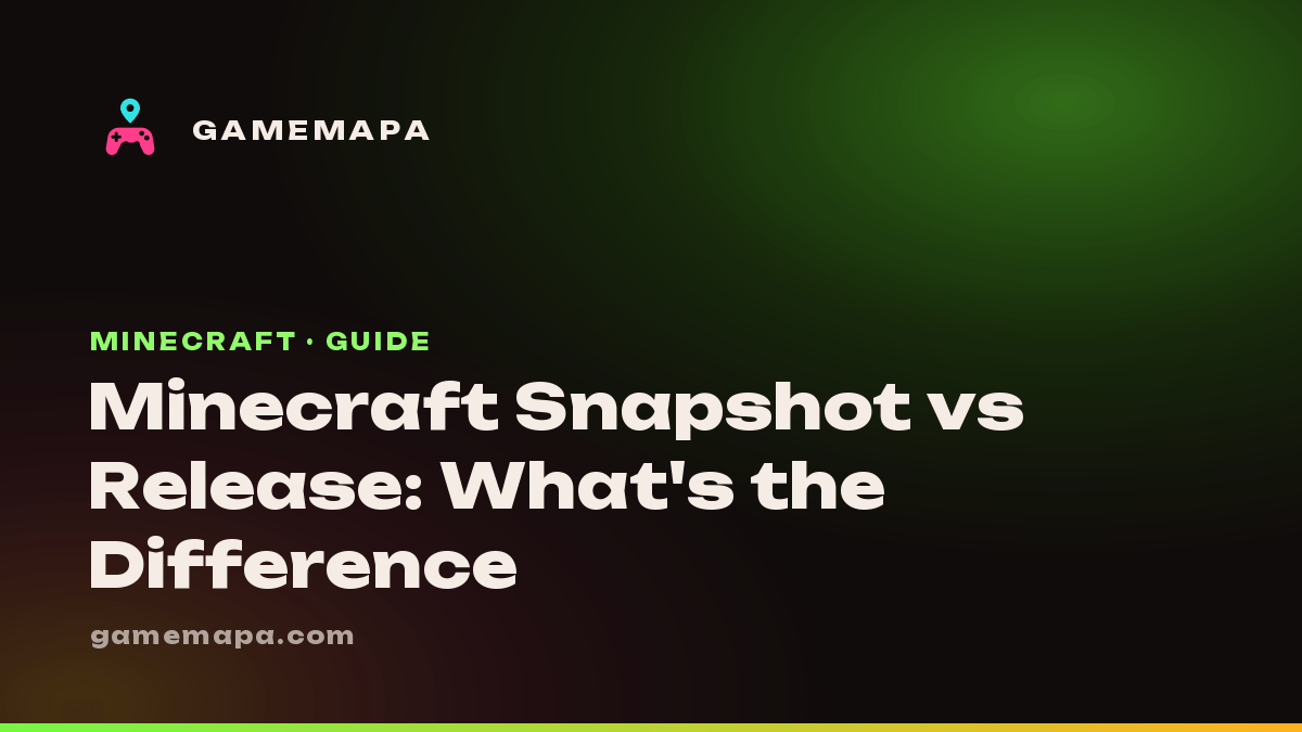 Minecraft Snapshot vs Release: What's the Difference