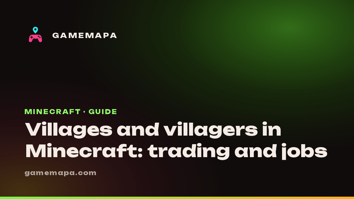 Villages and villagers in Minecraft: trading and jobs