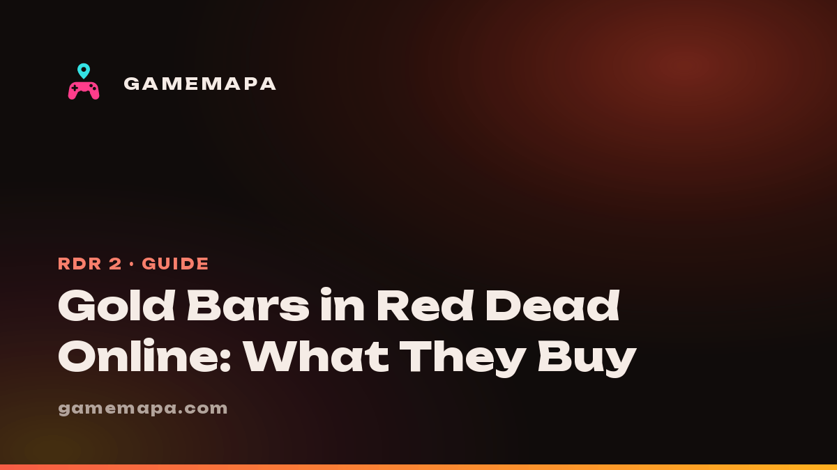 Gold Bars in Red Dead Online: What They Buy