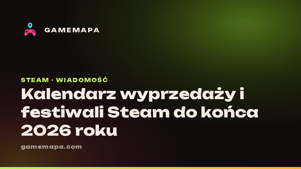 Kalendarz wyprzedaży i festiwali Steam do końca 2026 roku